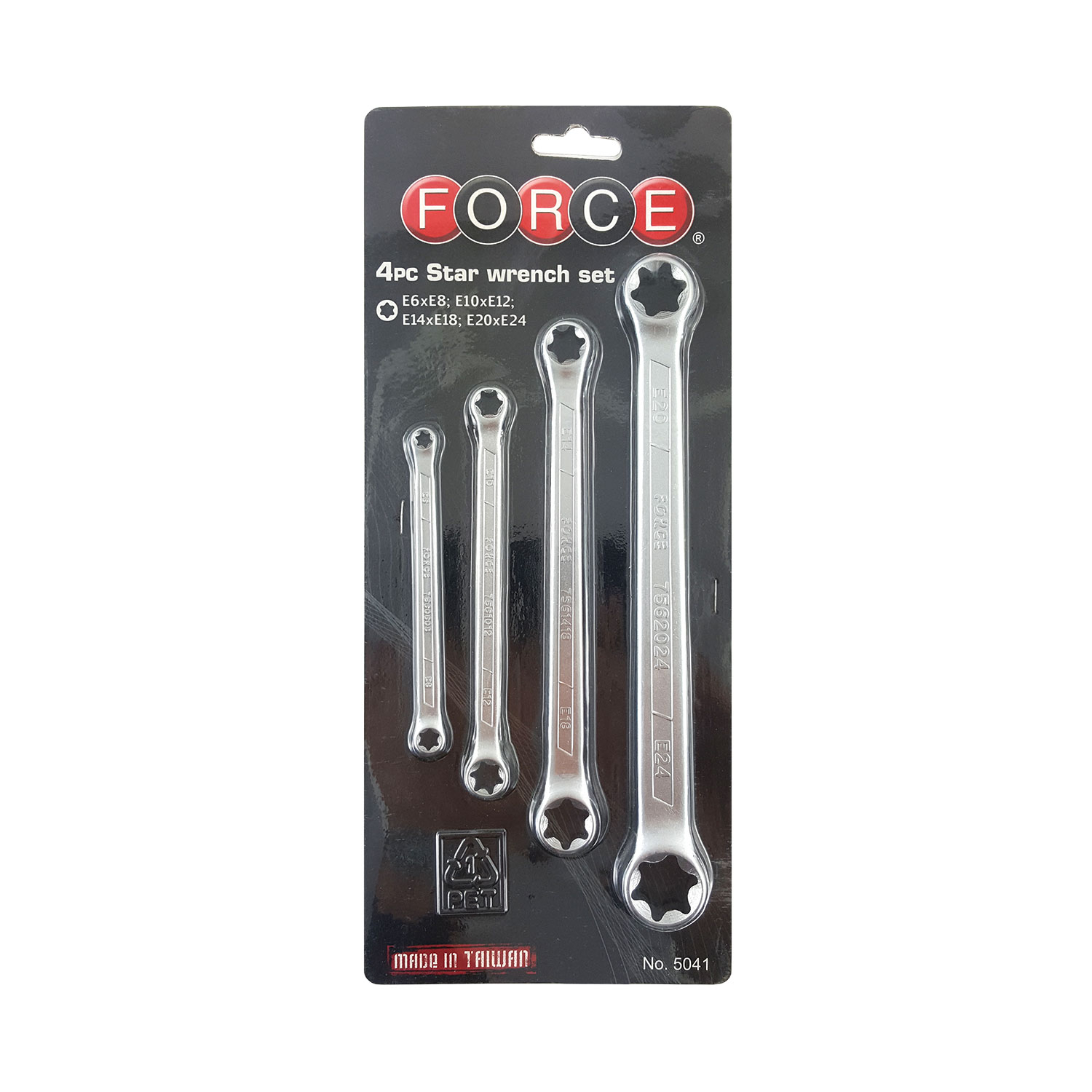 Afa - Serie di chiavi Torx E piatta
