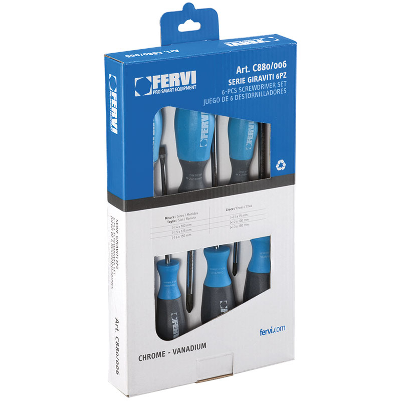 Fervi - Set giraviti C880/006