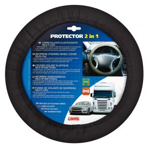 LAMPA - Coprivolante elasticizzato multi-uso nero Ø35-43 cm