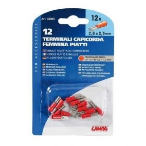 LAMPA - 12 terminali capicorda femmina piatti