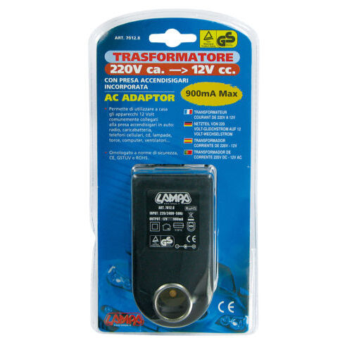 LAMPA - Trasformatore 220V ca. 12V cc.