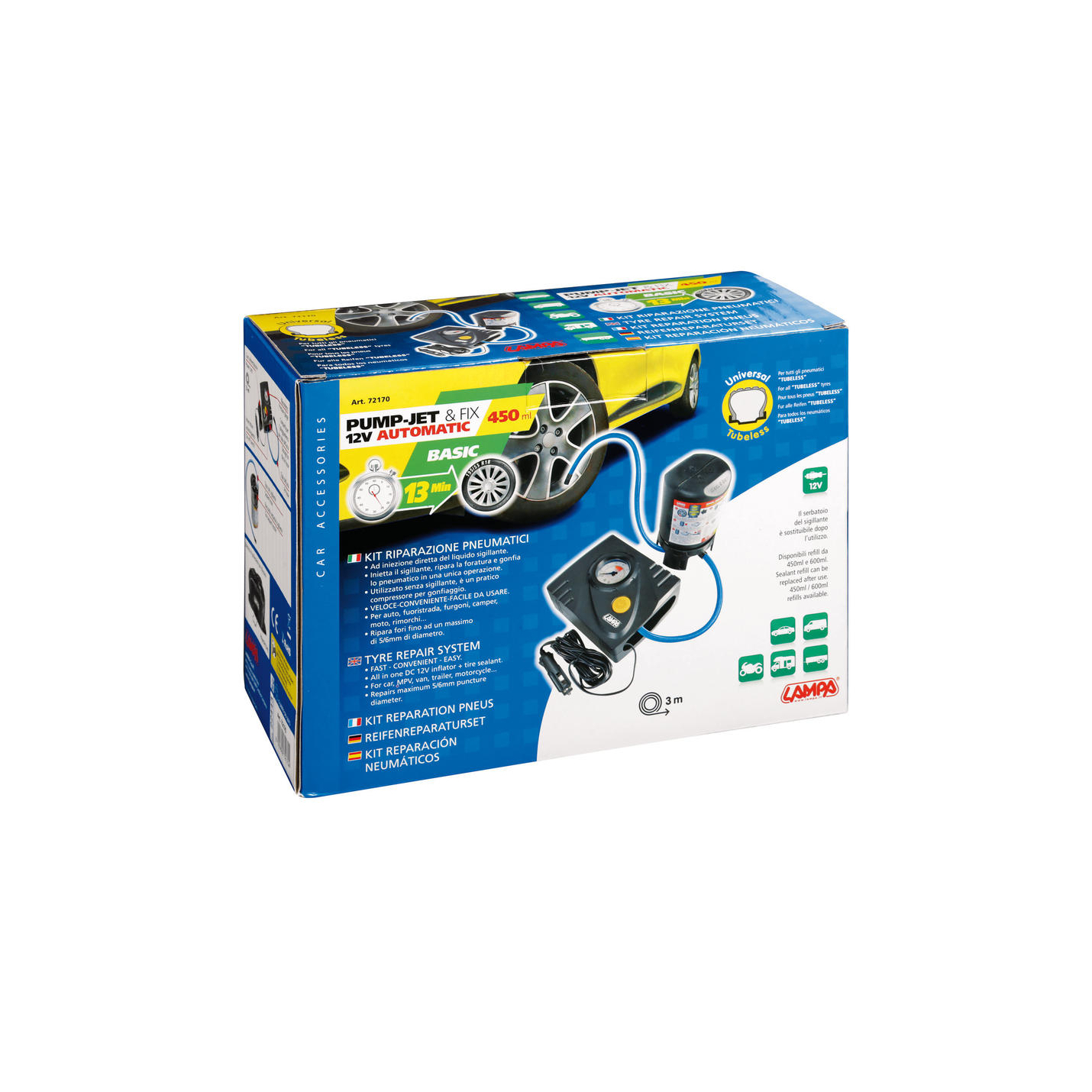 LAMPA - Kit riparazione pneumatici basic