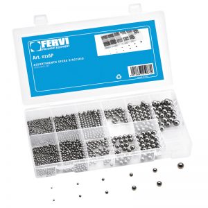 Fervi - Assortimento 430 sfere acciaio cromate