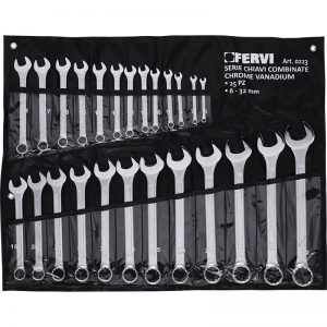 Fervi - Serie di chiavi combinate 6÷32 mm