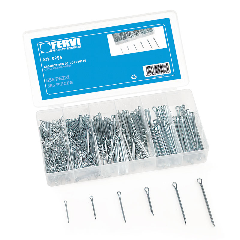 Fervi - Assortimento coppiglie 0294