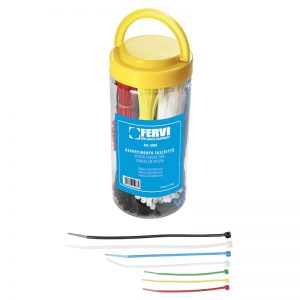 Fervi - Assortimento fascette colorate 0876