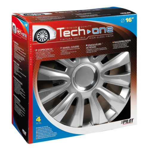 PILOT - Set 4 copricerchi AVALONE PRO 16'' Silver 31523