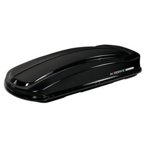 Nordrive - Box tetto ABS 430 Lt nero lucido liscio N60012