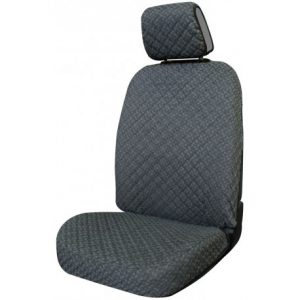 Cora - Coprisedili anteriori Espresso Deluxe tg.L Scacchi grigio 000129048