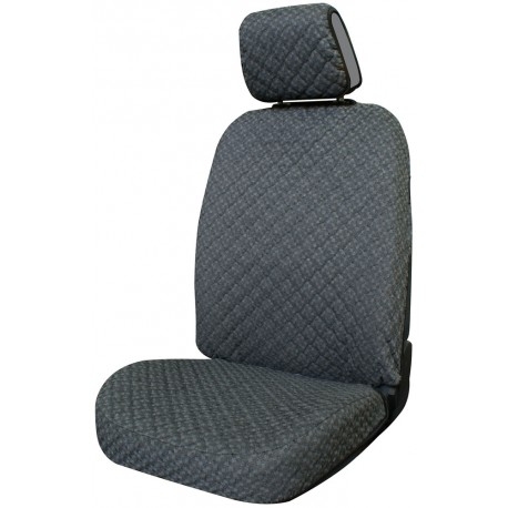 Cora - Coprisedili anteriori Espresso Deluxe tg.L Scacchi grigio 000129048
