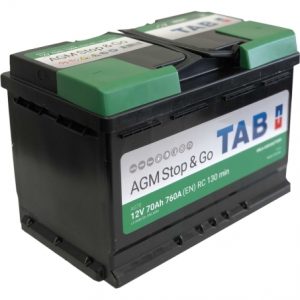 Tab - Batteria AGM stop e go AG70 70Ah