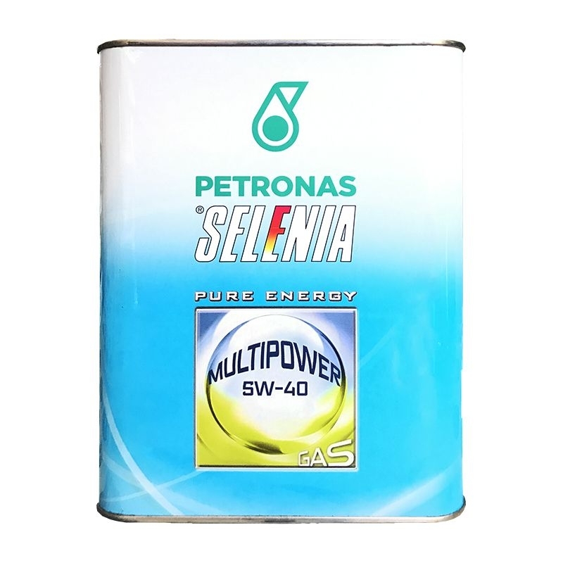 Petronas - Olio SELENIA PURE ENERGY 5W40 gas 2 Lt