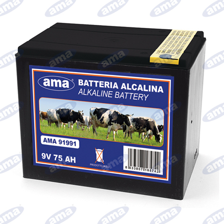 Ama - Batteria alcalina per recinti elettrificati 9V 175 Ah 91994
