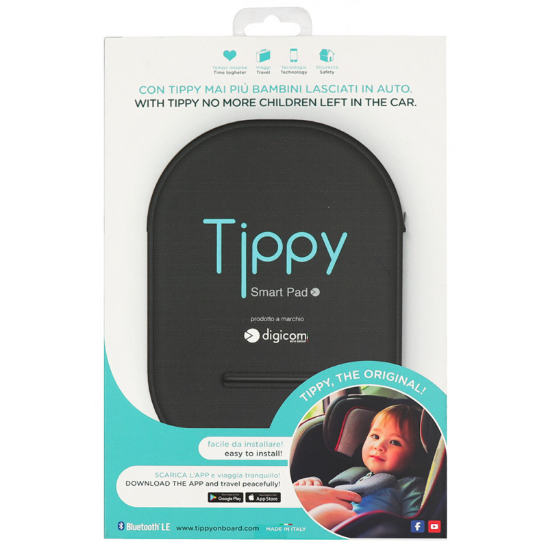 Tippy - Cuscino antiabbandono bimbi in auto digicom 8E4610