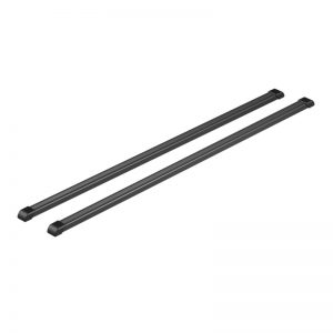 Quadra, coppia barre portatutto in acciaio - L - 127 cm