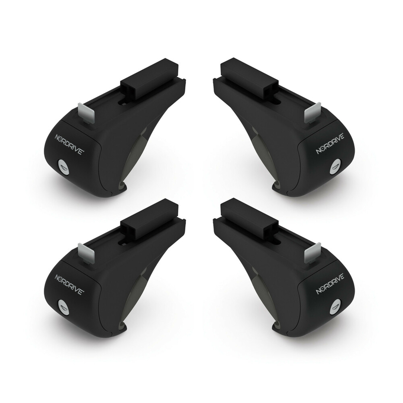 In-Rail Kit Alu, 4 piedi per barre in alluminio
