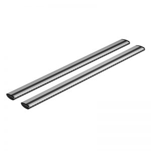 Silenzio, coppia barre portatutto in alluminio - L - 128 cm