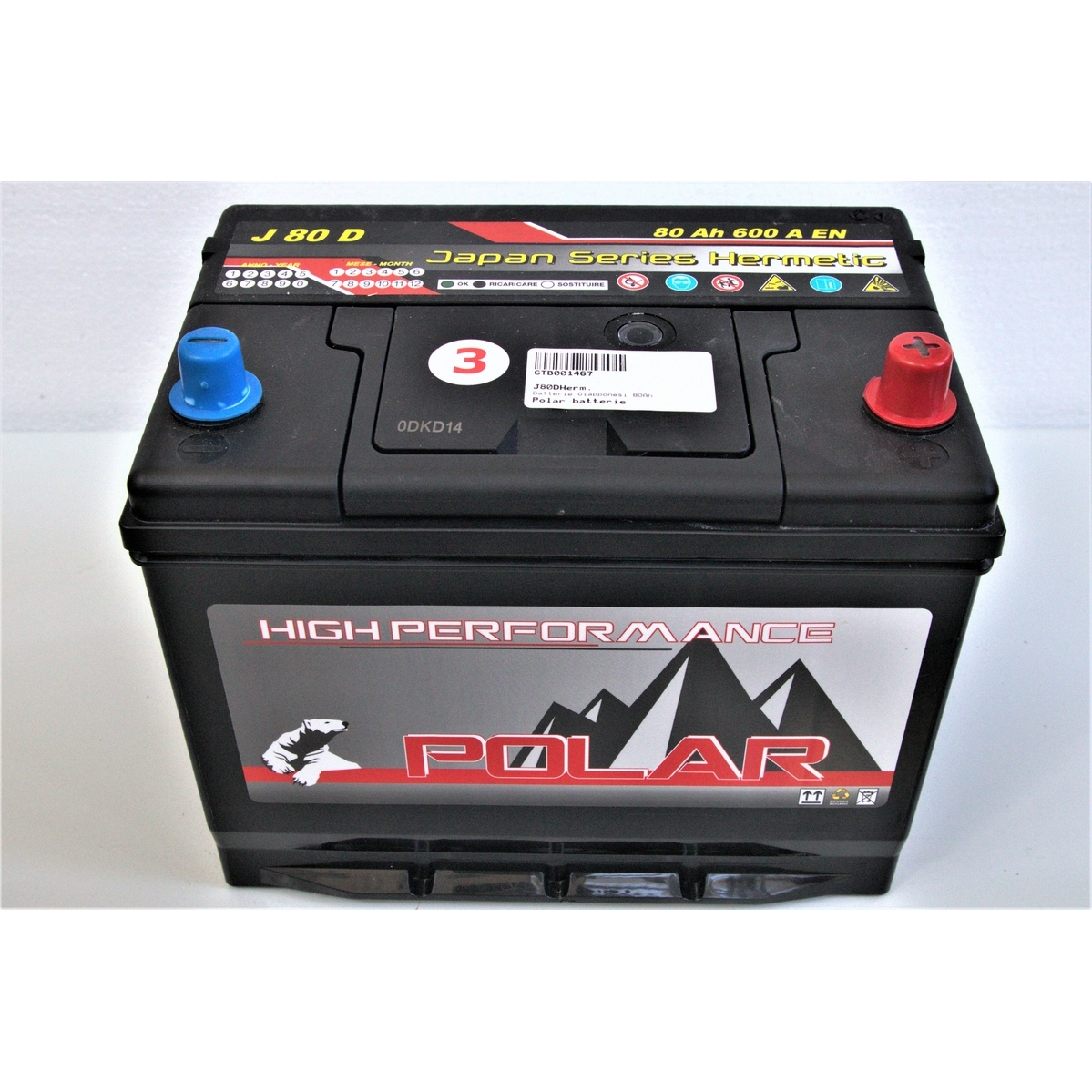 Batterie Giapponesi 80Ah