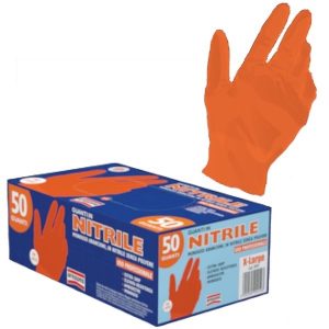 Arexons - GUANTI NITRILE ARANCIONE TG. M