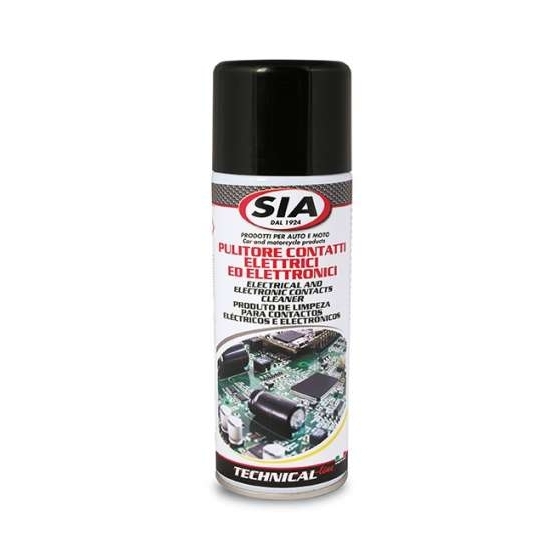 Pulitore Contatti Elettrici ed Elettronici Spray SIA 8524 – 400 ml –  Pizzola Autoricambi
