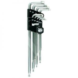 AFA - Set chiavi torx piene cromate t10-50 412315