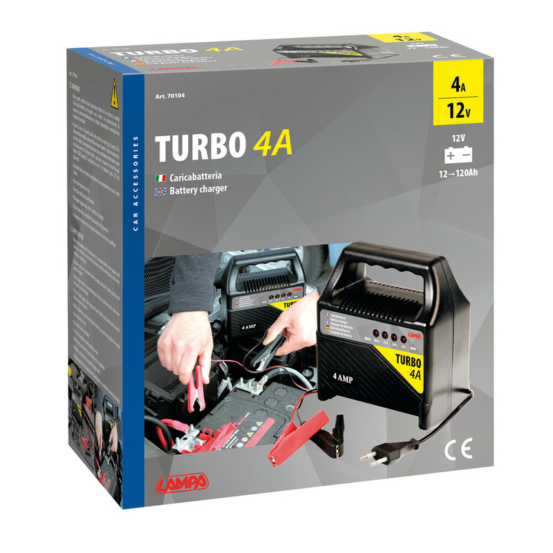 LAMPA - Turbo 4A Caricabatterie 12V